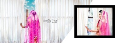 bridal photoshoot with groom