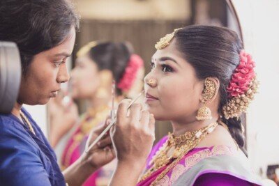 drone camera wedding shoot